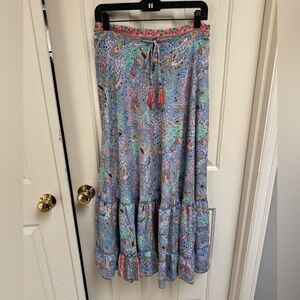 Karma Highway Tiered Maxi Skirt